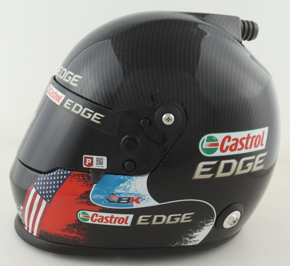 Brad Keselowski Signed RFK 2023 NASCAR Castrol Edge Full-Size Helmet - PA Certified