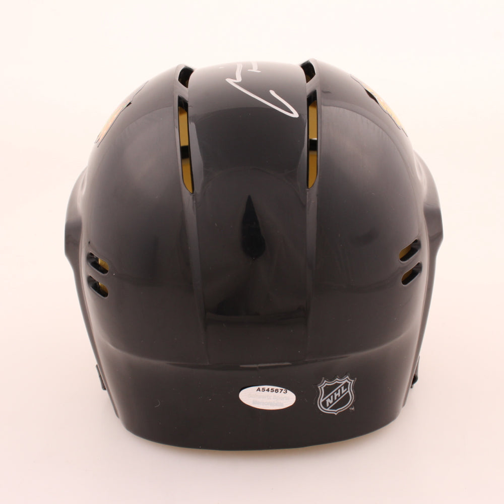 Marian Hossa Signed Blackhawks Mini Helmet - Schwartz Certified