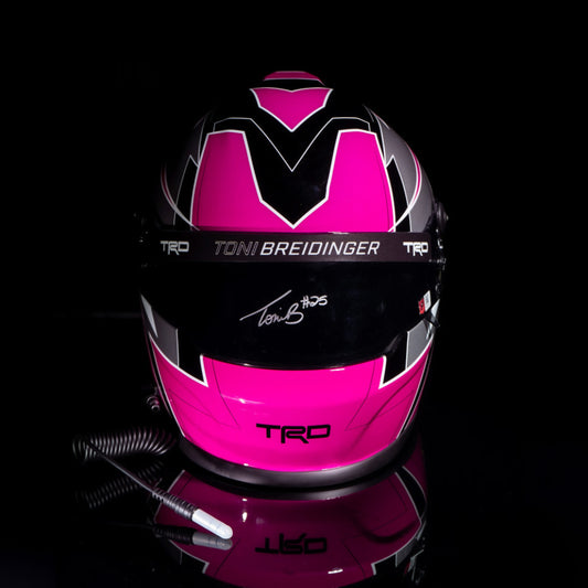 Toni Breidinger Signed NASCAR Full-Size Helmet - PA Certified