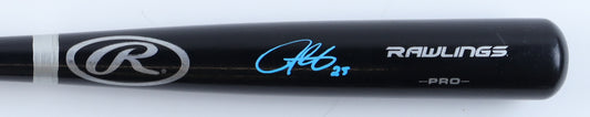 Derrek Lee Signed Rawlings Pro Baseball Bat - JSA Certified