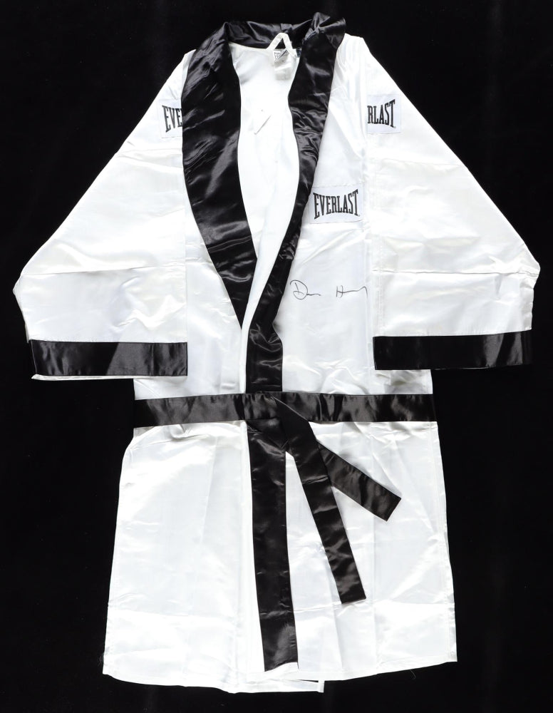 Devin Haney Signed Full-Size Authentic Everlast Boxing Robe - Beckett Certified