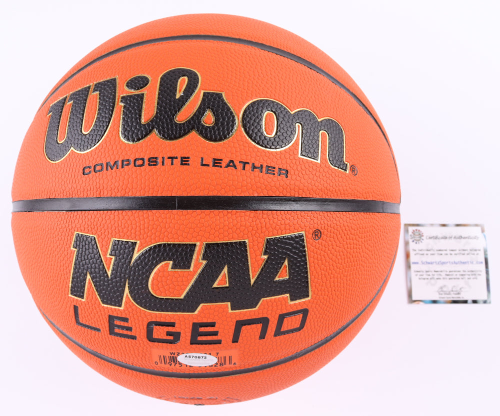 Joakim Noah Signed NCAA Basketball Inscribed "2x Nat'l Champs" - Schwartz Certified