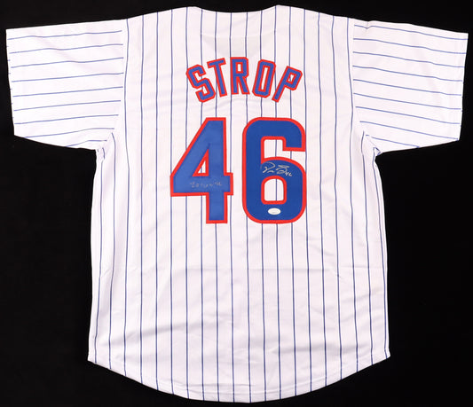 Pedro Strop Signed Jersey - JSA Certified