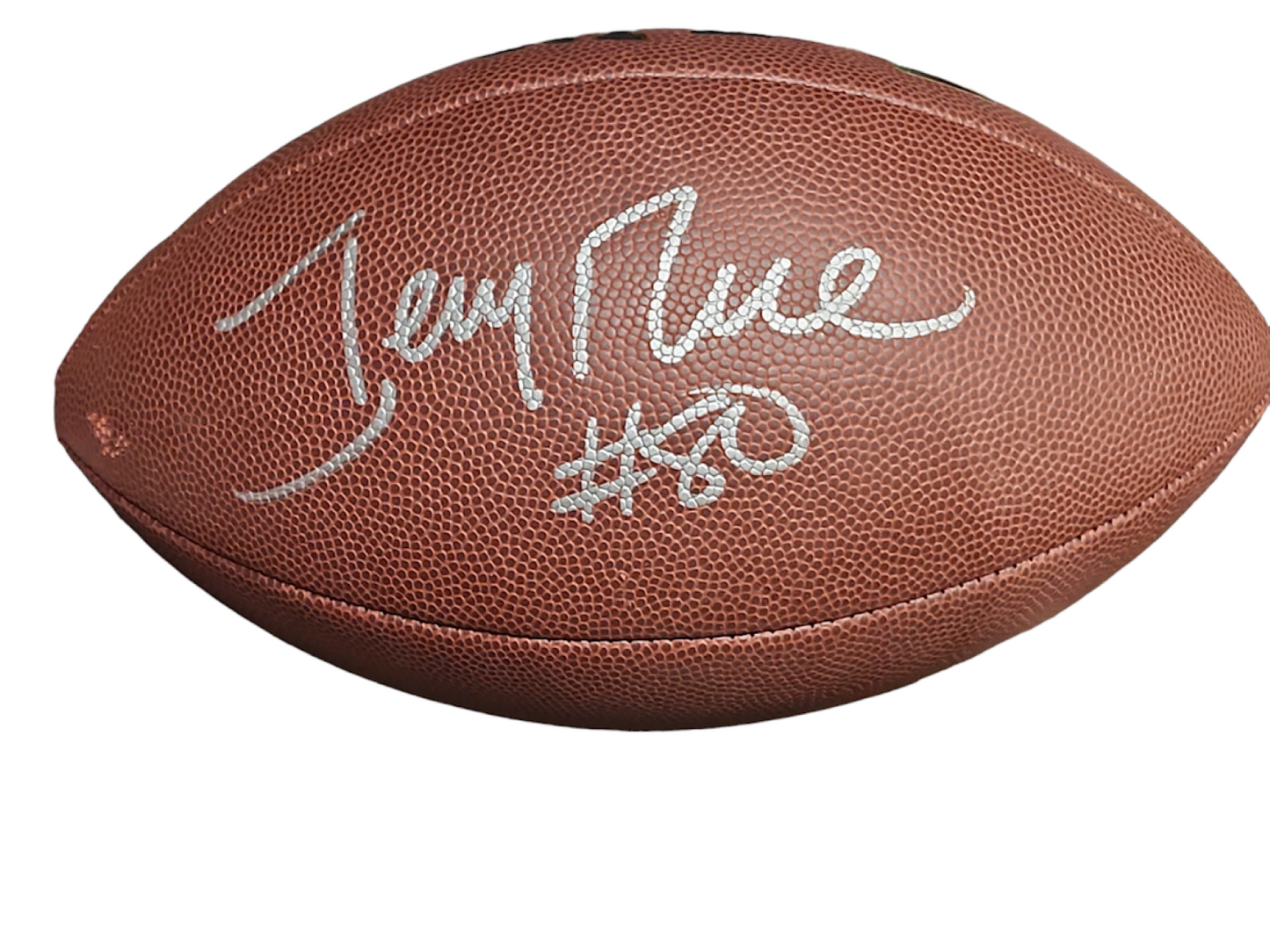 Jerry Rice Autographed San Francisco 49ers Signed Football - Jerry Rice Certified