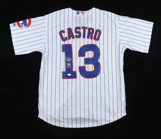 Starlin Castro Authentic Signed Jersey - Chicago Cubs COA